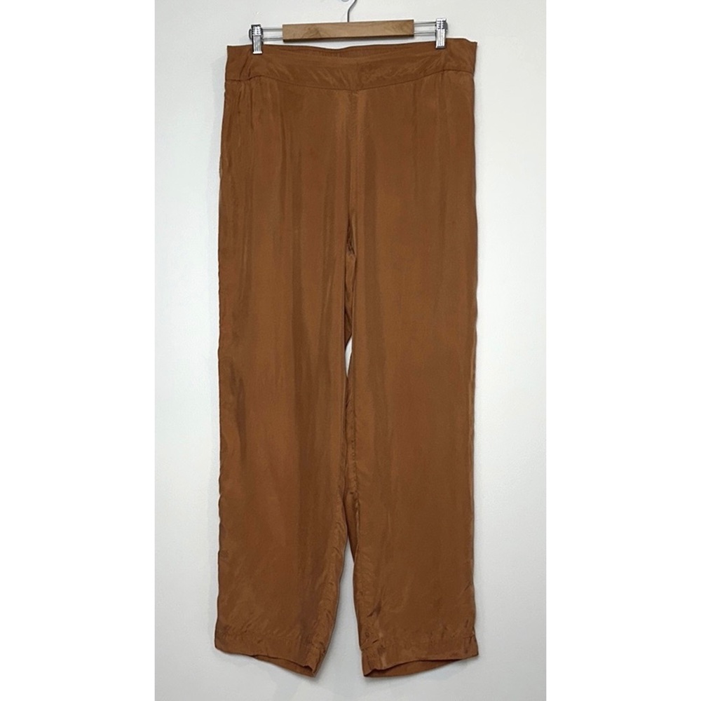 Soft Surroundings Brown and Orange Straight Leg Pants